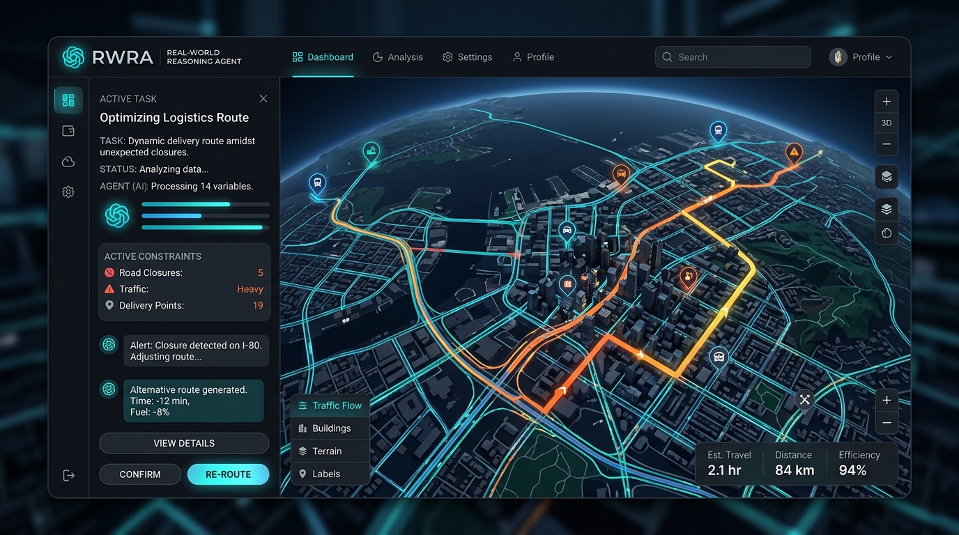 Screenshot of Atlas - Real World Reasoning Agent