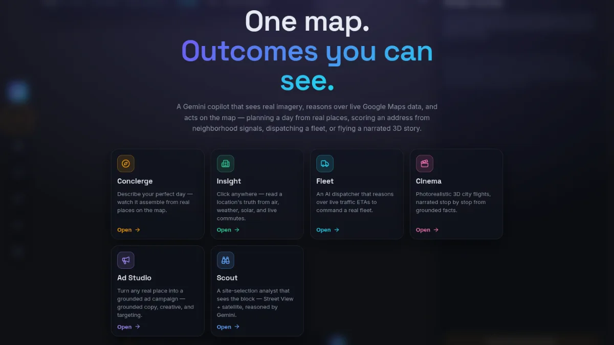 Screenshot of Atlas - Real World Reasoning Agent